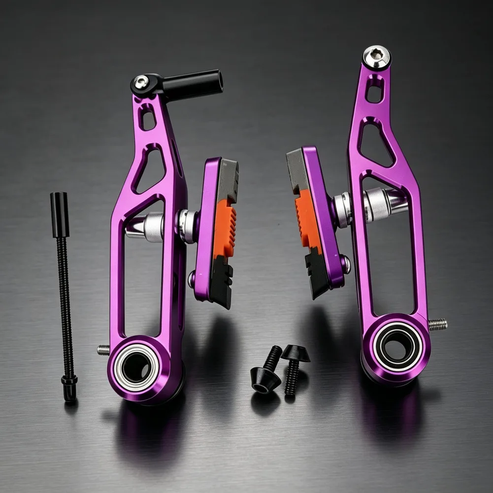 1 Set Compact Long Arm For V-Brake Upgrade For Folding Bikes  Bearings Bicycle Parts Easy Installation