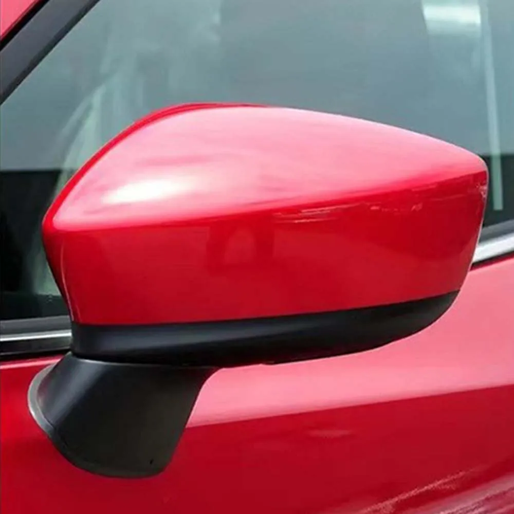 Protective Cover Door Mirror Shell For Mazda 3 Axela 2020 2021 2022 Car Rearview Accessories Glossy Black Pearlescent White