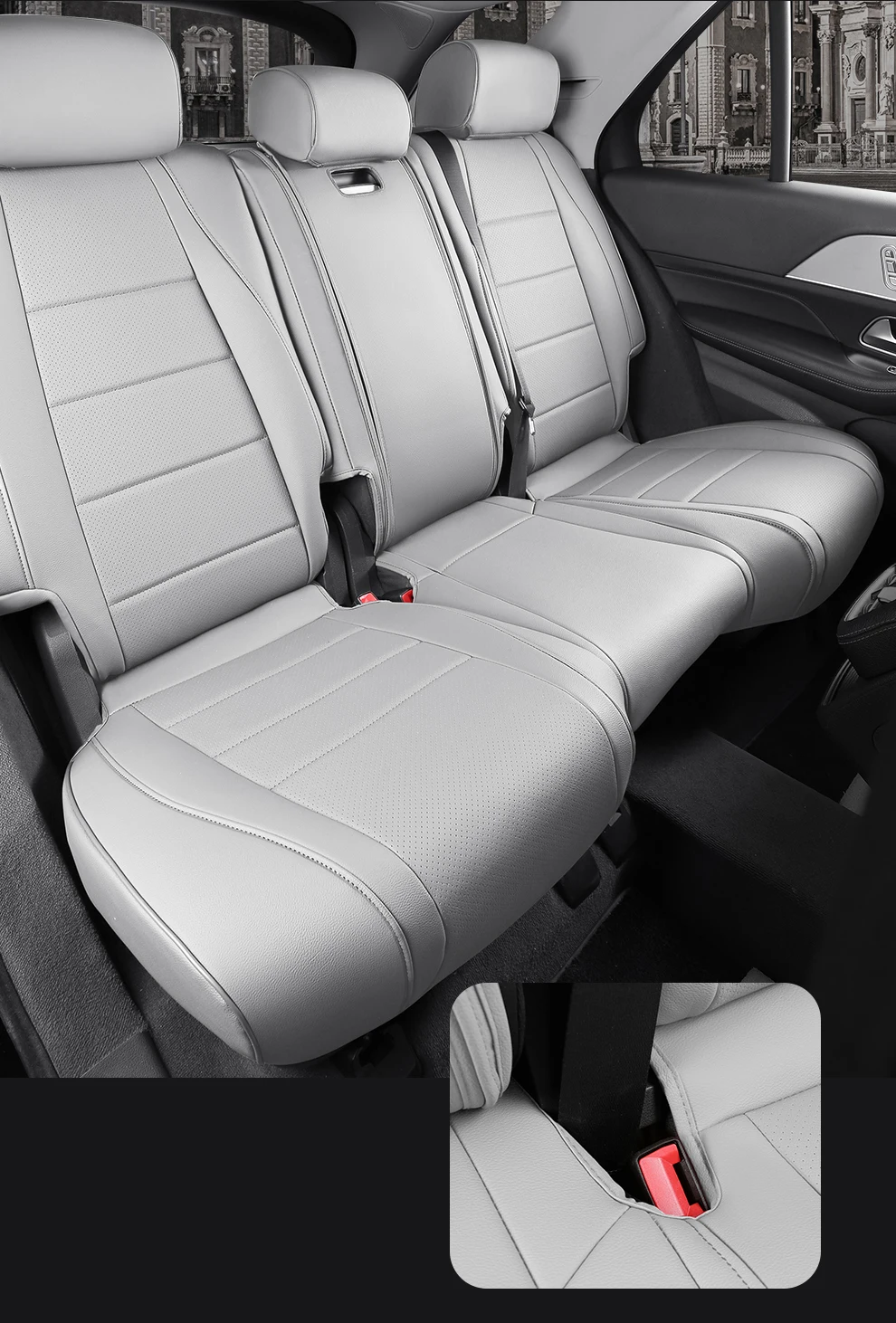 2025 Neue Maßanfertigung für Hyundai Tucson 2024 Autositzbezüge Komplettset Langlebiges Qualitätsmaterial 360° Vollständig Bedecktes Nappaleder – Detail 15