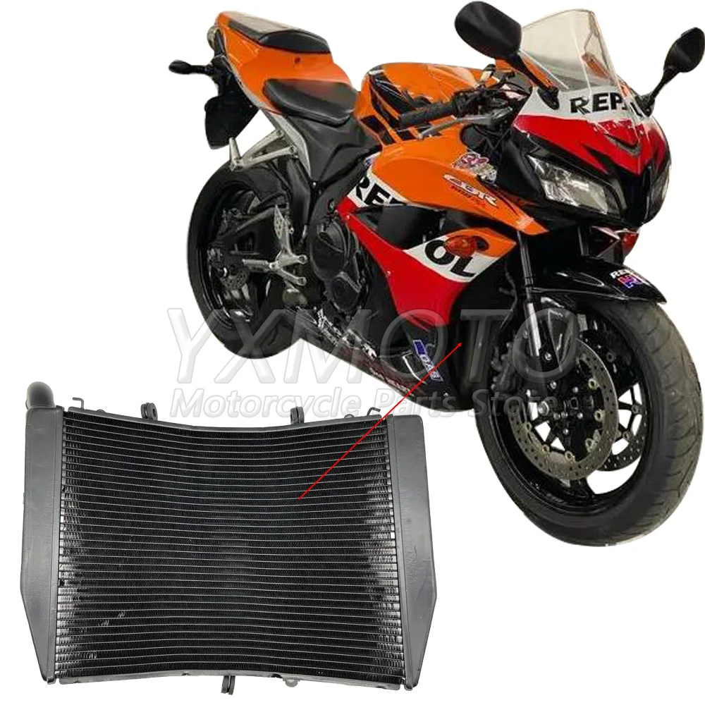 Motorcycle Engine Radiator Aluminum Cooler Cooling Water Tank fit for CBR600RR F5 2007 08 09 10 11 12 13 14-2019 CBR600 RR