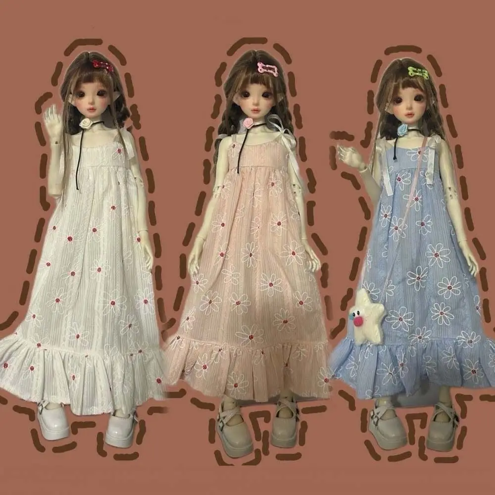 

Dress Up Doll Dresses Pajamas Princess Clothes Fairy Dress Doll Long Skirt Casual Wears Handmade Doll's Clothes 1/4 1/6 BJD