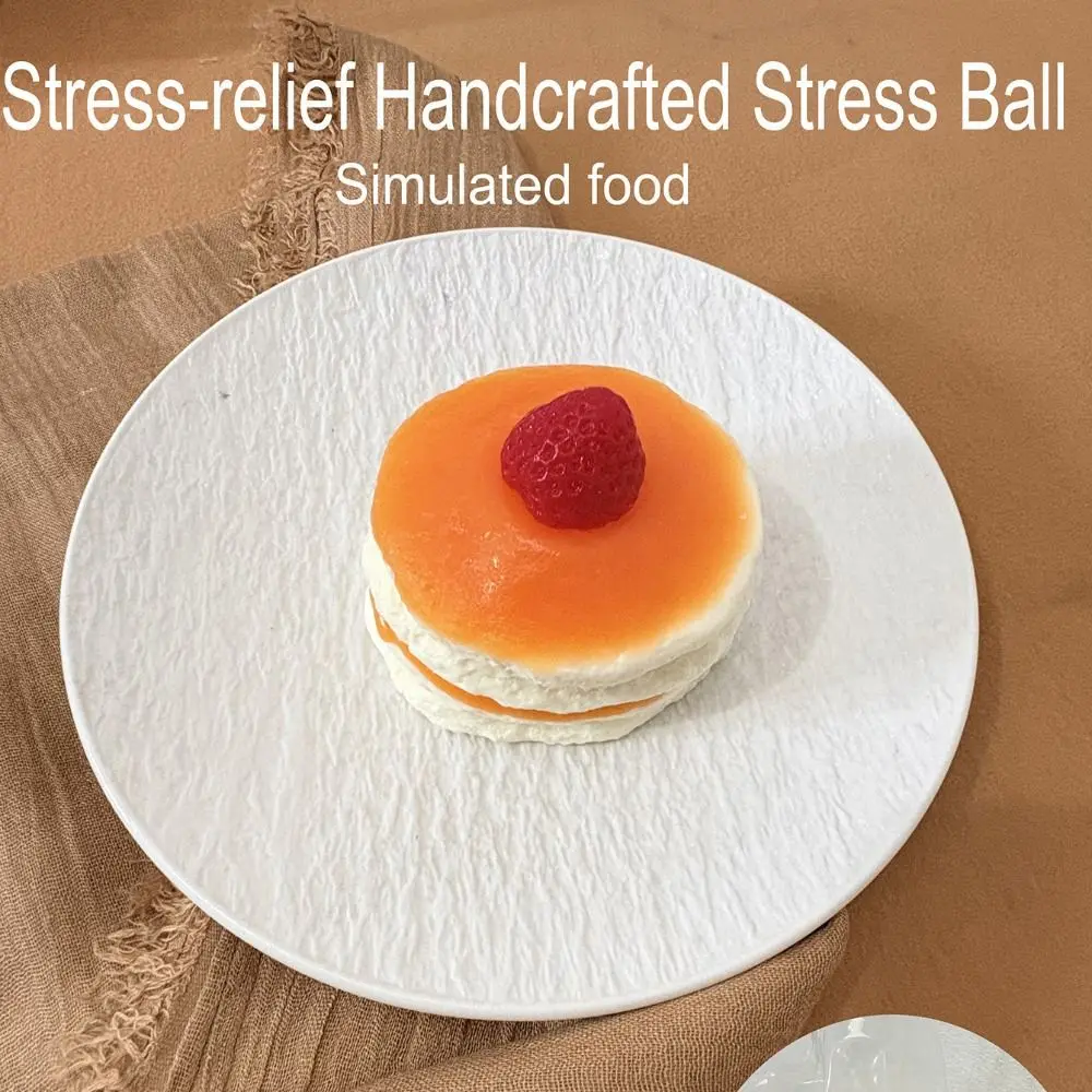 

Cute Cake Soufflé Squeeze Toy Orange Egg Roll Simulation Design Blueberry Cake Squeeze Toy Squishy Fingertip Chocolate Egg Roll