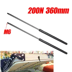 Universal 2pcs M6 200N 360mm Car Gas Strut Bars Gas Spring Hood Support Rod Shock Lift for RV Bed Window Bus Caravans