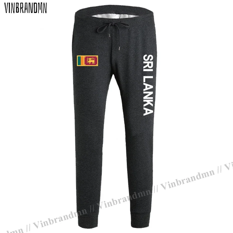 Sri Lanka Lankan LKA Ceylon Mens Pants Joggers Jumpsuit Sweatpants Track Sweat Fitness Fleece Tactical Casual Nation Country NEW