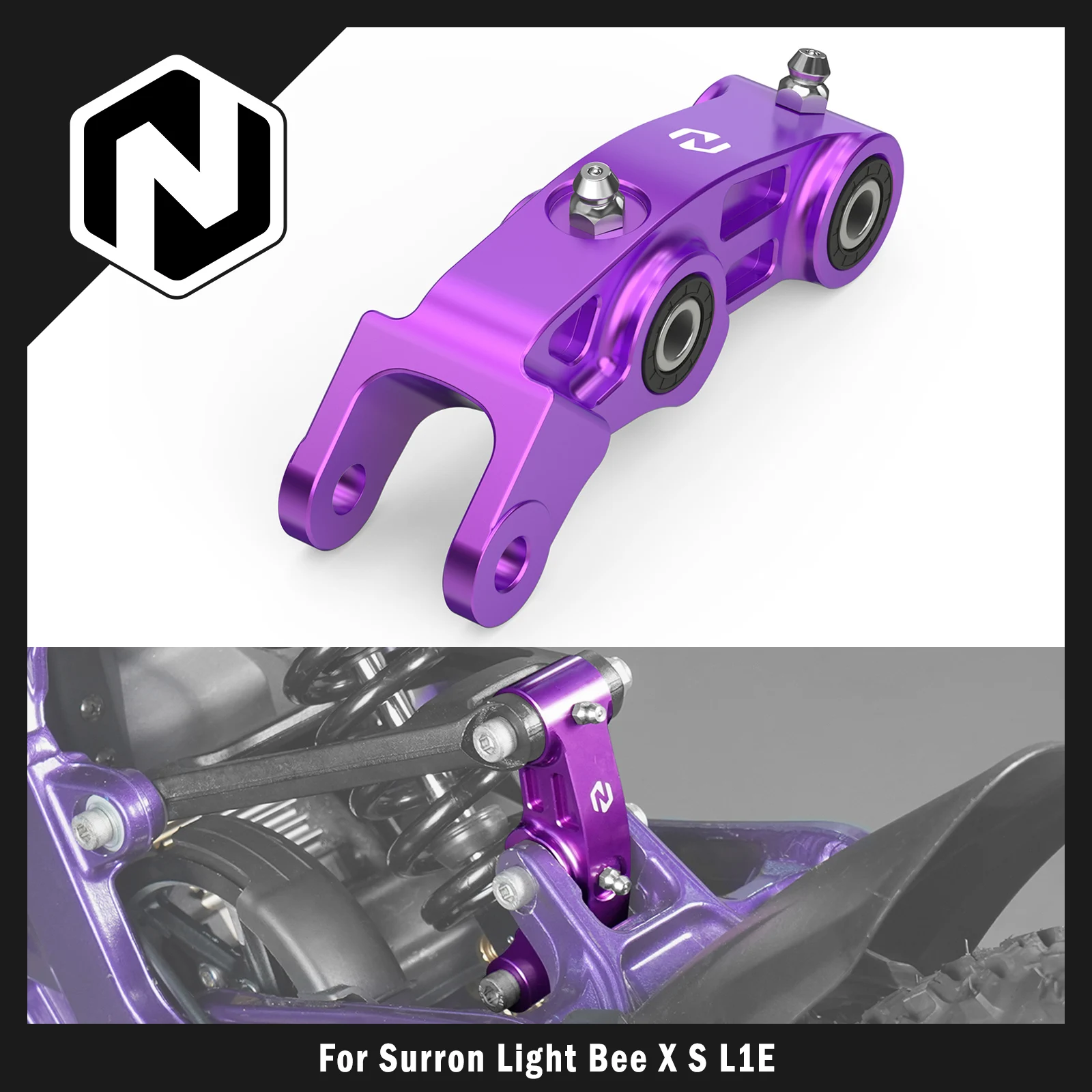 

NICECNC для Sur-Ron Surron Light Bee X S L1E Segway X160 X260, комплект рычагов задней амортизационной подвески, электрический внедорожный велосипед 2024