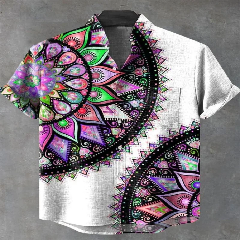 Bioluminescent Jellyfish 3D Printed Animal Pattern Summer Streetwear Short Sleeve Shirt, Hip-Hop Trendy Top XL-5XL