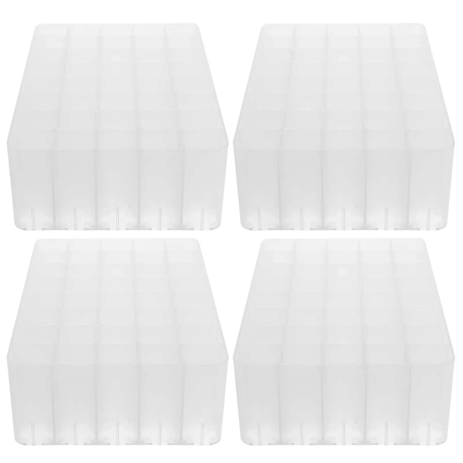 

4Pcs Marker Pen Holder Base Plastic Organizers Desk Stand Marker Storage Container Portable Pen Stand Storage Holder