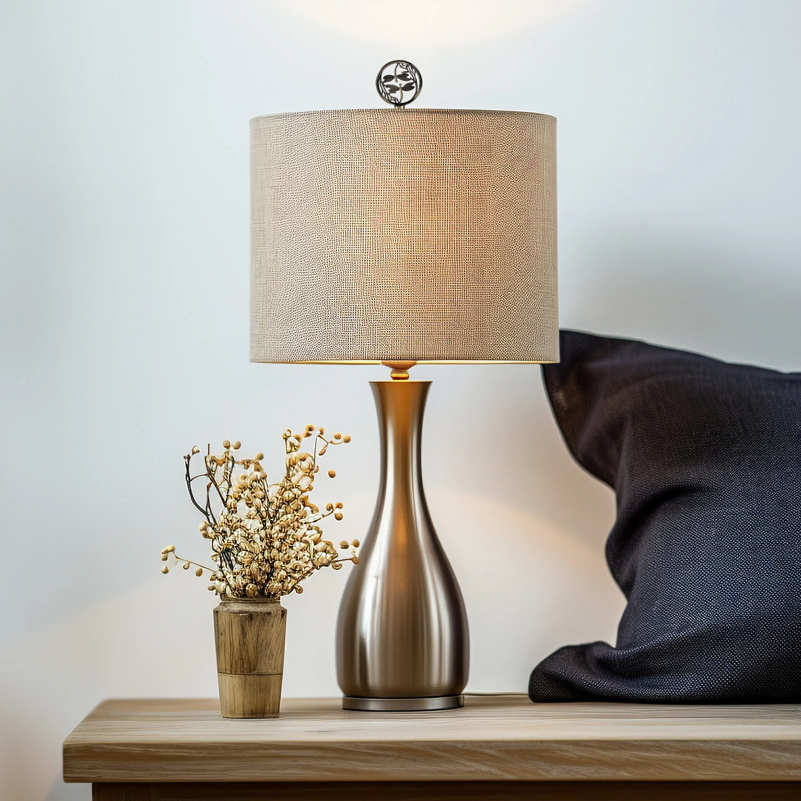 Lámpara decorativa en forma de Animal, tapa de remate, diseño de libélula de Metal, fácil instalación para pantalla, lámpara de pie de mesa, iluminación Diy