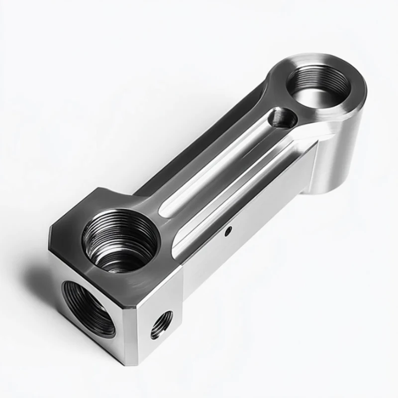 

Stainless steel custom machined porous connection shaft seat for machinery Precision multi-way connection seat