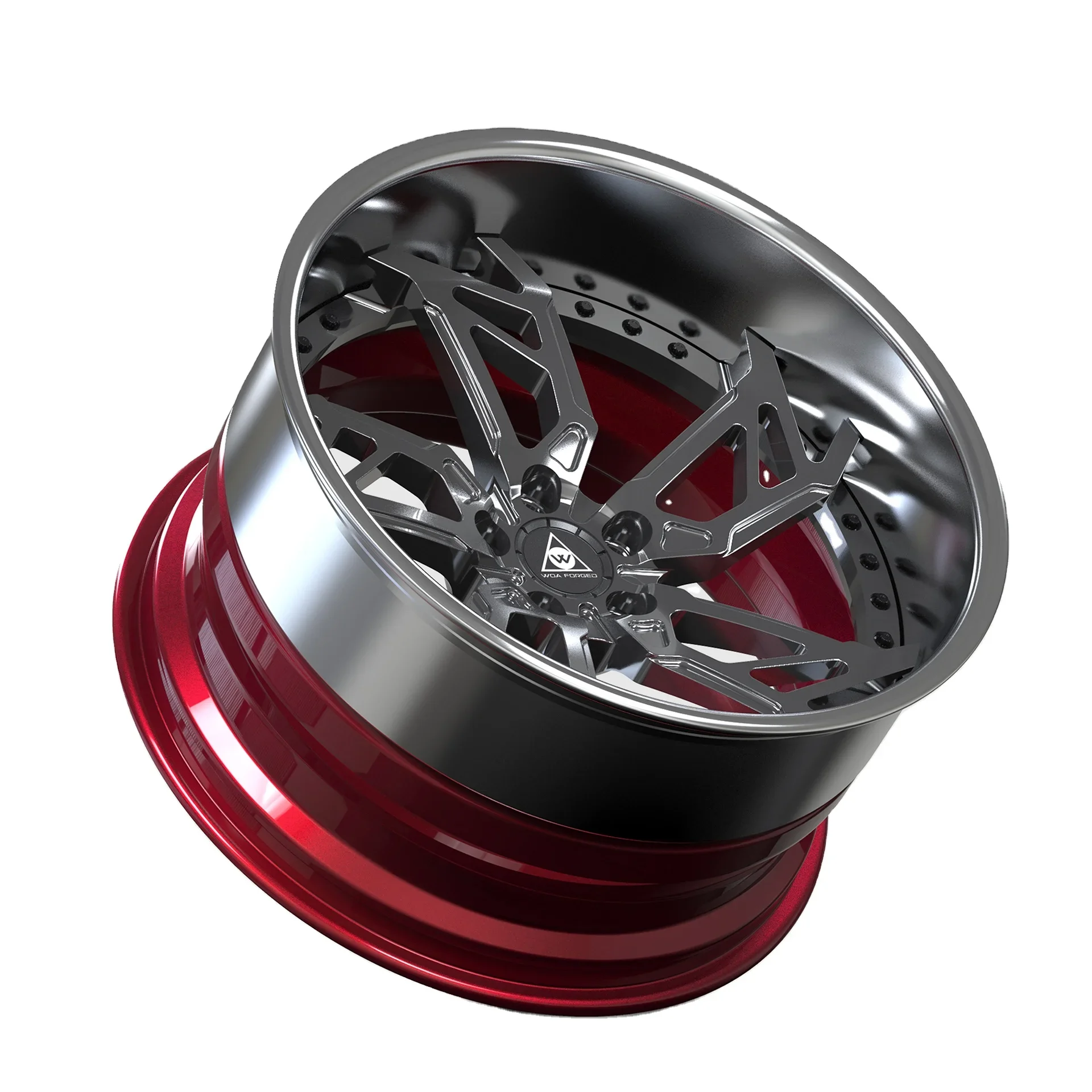 

New 3 Piece Forged Aluminum Alloy Wheel Rims 18 19 20 21 22 23 24 Inch Forged Wheels for porsche