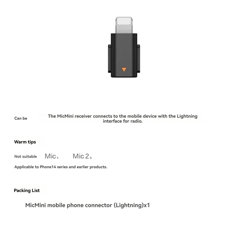 A48R-For DJI Mic Mini Mobile Phone Adapter Mobile Phone Device For DJI Mic Mini Accessories
