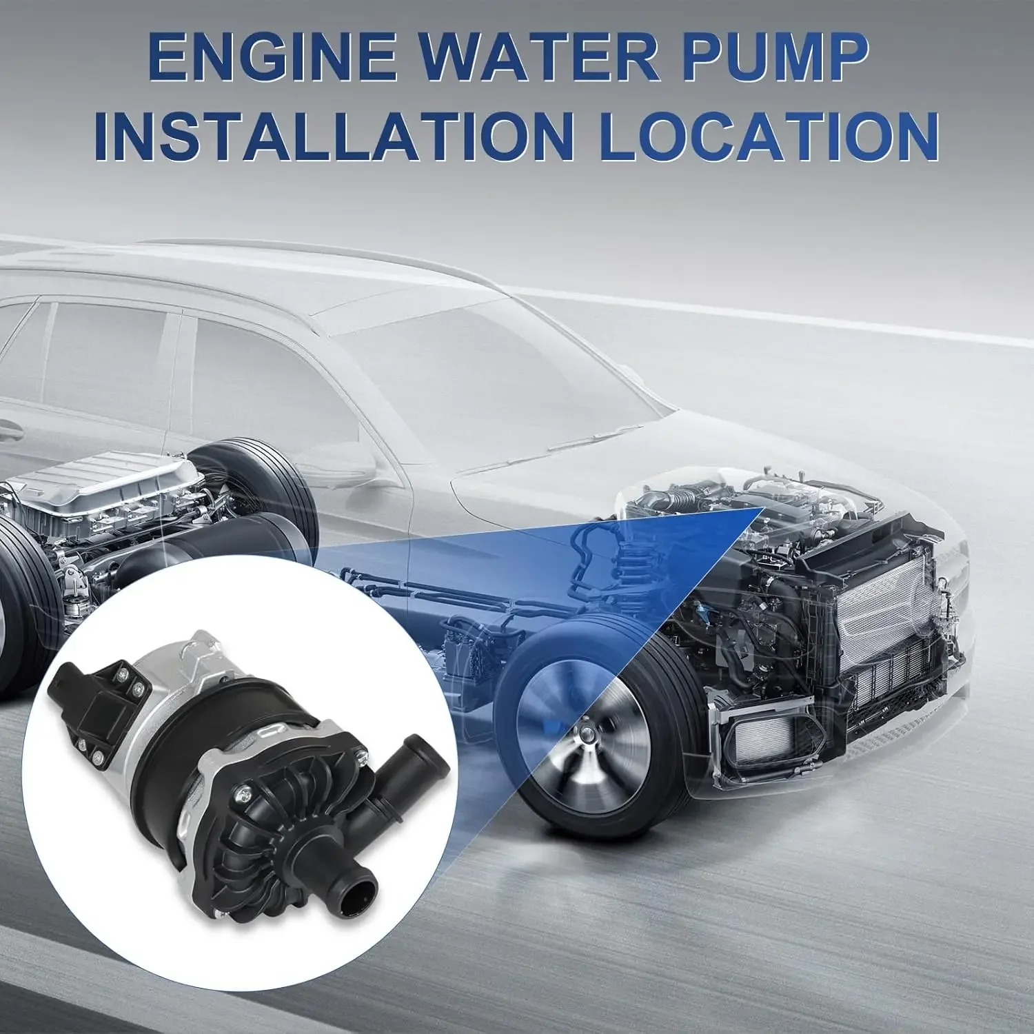 8K0965567B Motor-Elektrowasserpumpe Passend für 11-17 Audi Q7 3.0L, 12-13 Porsche Panamera 3.0L, 11-17 VW Touareg 3.0L – Detail 6