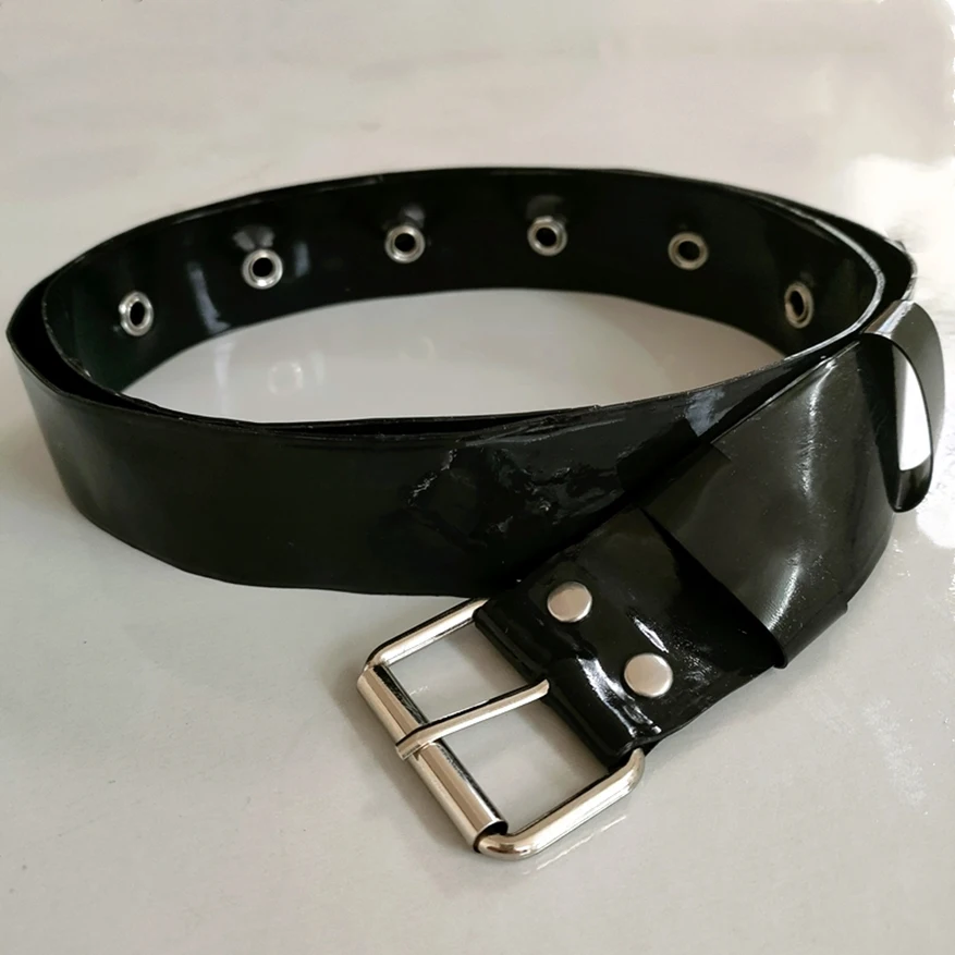 Handmade Latex Rubber Waist Belt Match to Cosplay Outfit S-LA137