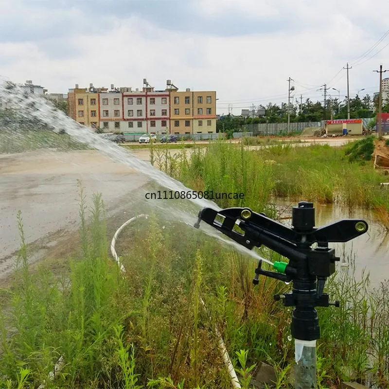 For 1 Inch DN25 Rocker Arm Sprinkler Adjustable Spray Range Farm Lawn Automatic Rotation Water Irrigation Head