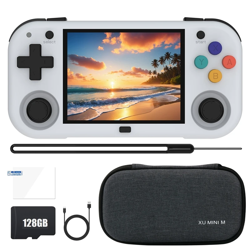 

XU Mini M Game Console 128GB 11700 Games 2.8 Inch IPS Linux Handheld Game Players Retro Video Game For Kids C