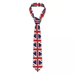 Personalized Union Jack Flag Of The UK Ties Men Fashion Silk Wedding Neckties