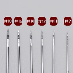 10pcs All Size9/65,11/75,12/80,14/90,16/100,18/110,21/130 Sewing Machine Needles For Vintage Household Industrial Sewing Machine