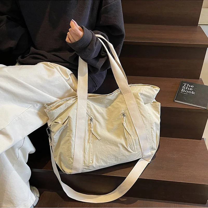 

Женская спортивная большая сумка для фитнеса, тренажерного зала, сумка для хранения, путешествий, тренировок, йоги, сумка для пешего туризма, кемпинга, поездок на работу, сумки через плечо