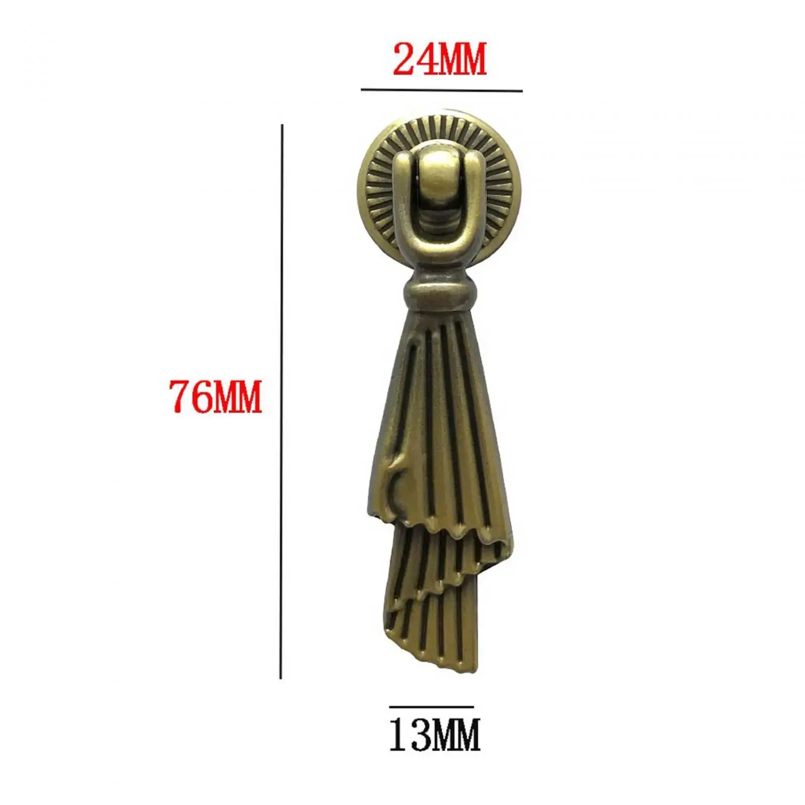 Classic Bronze Drawer Pulls - Elegant Cabinet Knobs for Dresser Restoration