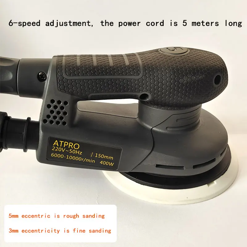 多機能電動ネイルポリッシャー,サンダー,マルチスピード,木材,木工用,150mm