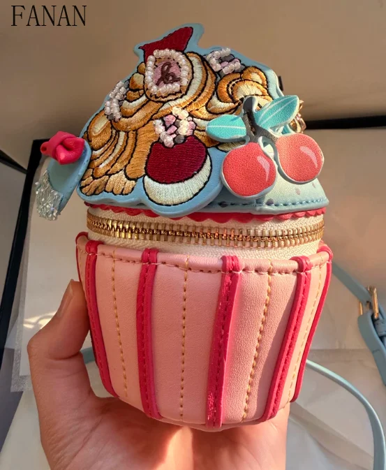 French Niche Style Sweet Kids' Bags Pearl Handbag Multi-purpose Kawaii Small Mini Bag Girls Crossbody Bag 2026 New