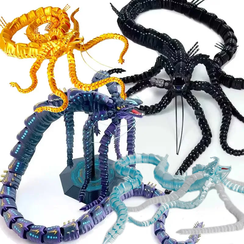 3D-Druck Subnautica 2 Sammlerfigur Leviathan Seeschlucker-Monster Actionfigur Modell mit Beweglichen Gelenken Tiefsee-Monster Spielzeug