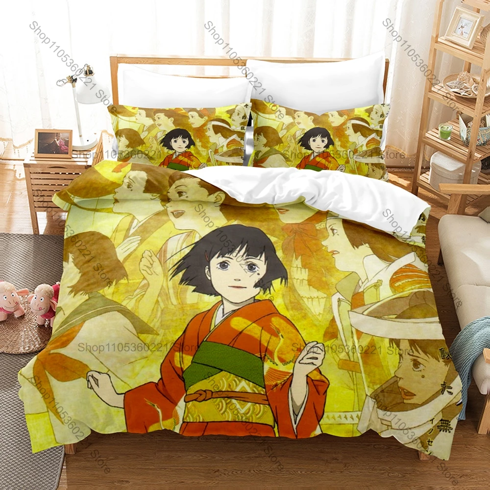 

New konsatoshi Themed Duvet Cover + 2 Pillowcases, Stylish Creative Graphic Bedding Set Comfortable Textile For Dorm Decoration