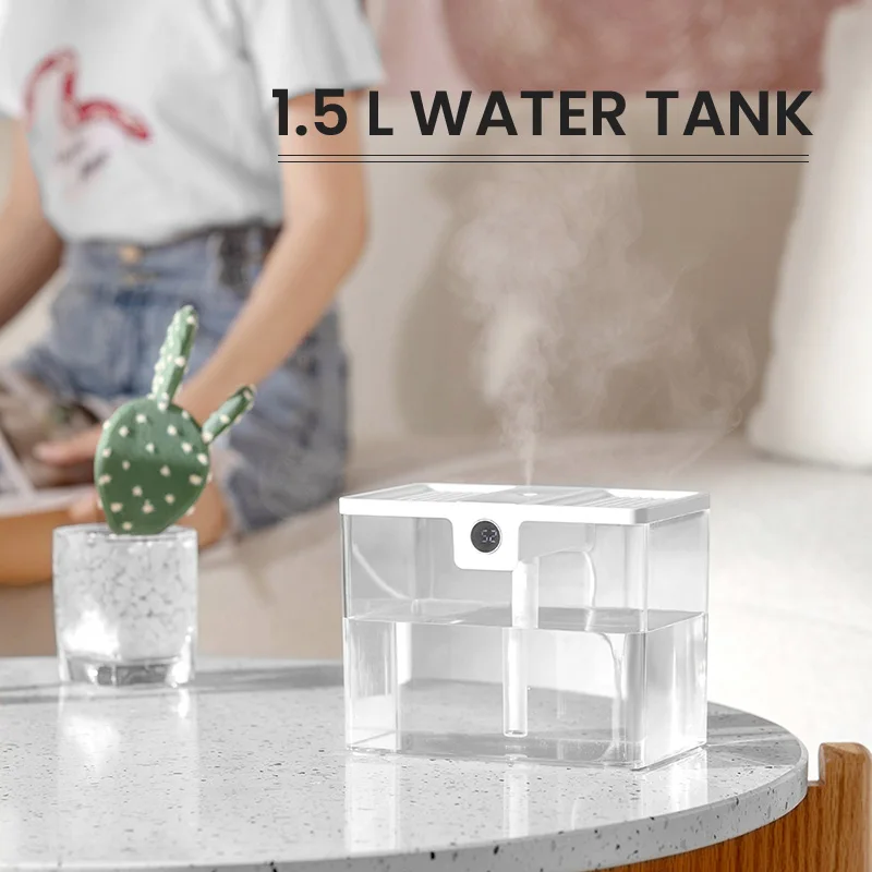 Увлажнитель воздуха ультразвуковой с USB-зарядкой и 2 режимами распыления