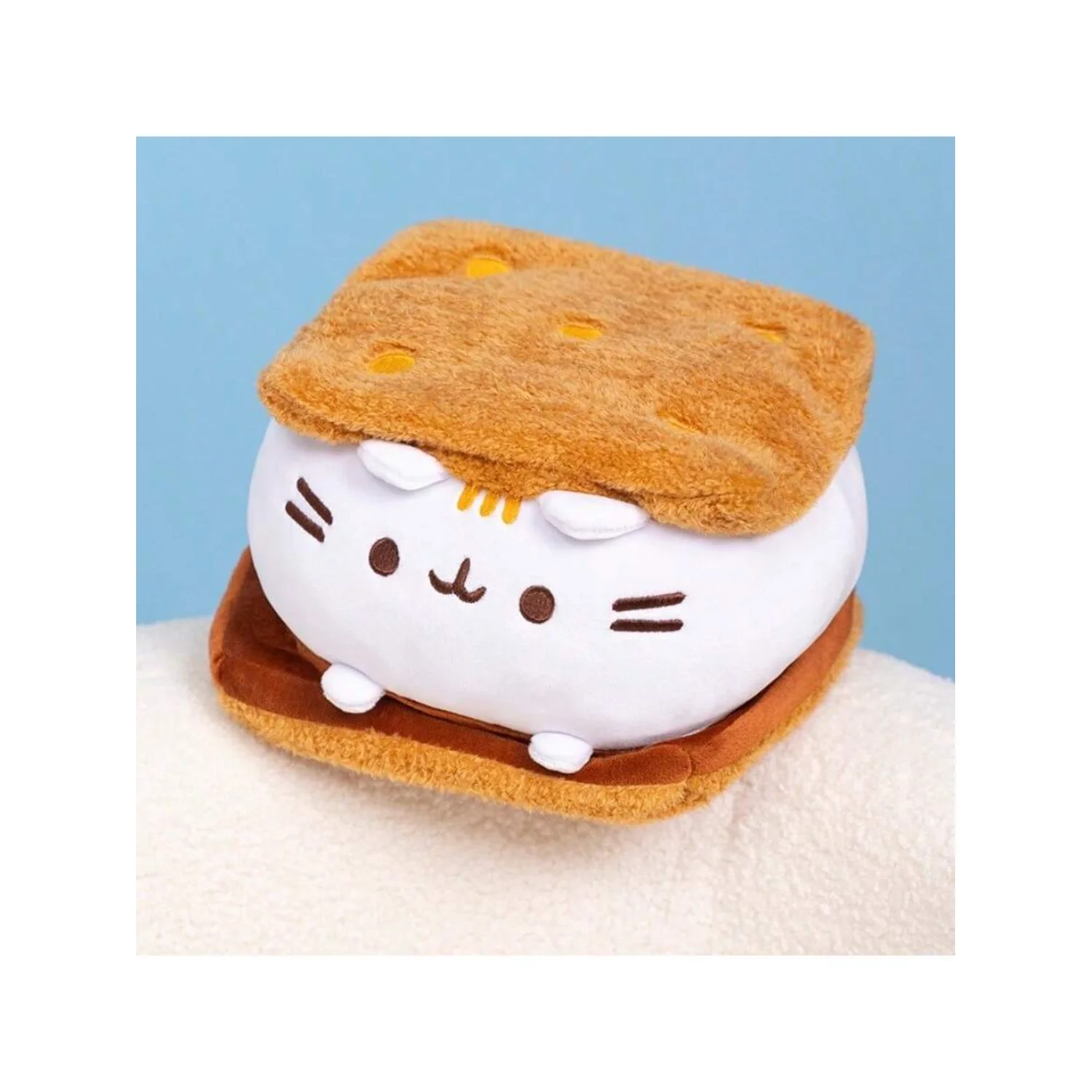 1pc Sandwich Cookie Cat Plush Toy