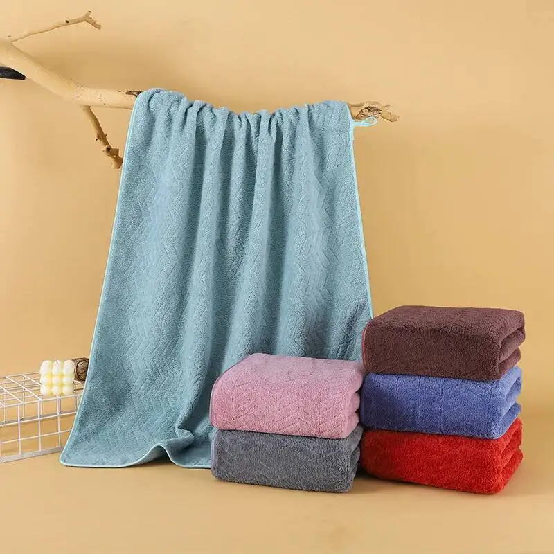 1 pz asciugamano da bagno per adulti addensato asciugamano per il viso per la pulizia ad asciugatura rapida per la casa asciugamani in microfibra regalo