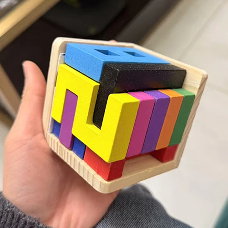 Numero Matematica Cubo Logico Scatola Magica Rompicapo in Legno Puzzle Regali Educativi per Bambini e Adulti Sviluppare Giocattoli Intellettuali