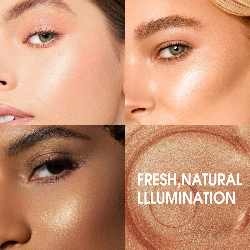 6 Colors Liquid Highlighter Glow Shimmer Copper Makeup Bronzers Face Body Brighten Shine Diamond Party Club Maquiagem 40ml