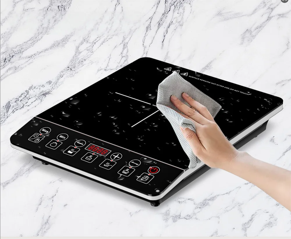 New Style 2000W Kitchen Electric Stove Portable Cooktops Induction Cooker Multifunction Smart Electric Hot Plate for Household