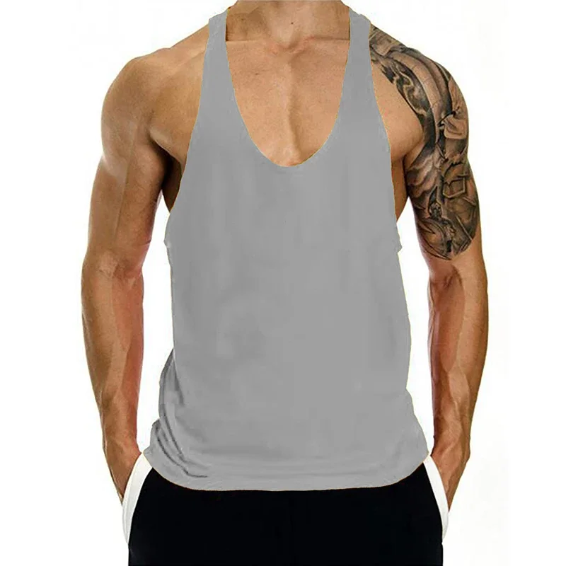 Brand Fitness Clothing Muscleguys Canotta Bodybuilding Tanktop Men Workout Clothes for Man Sportswear Gym Stringer Tank Top