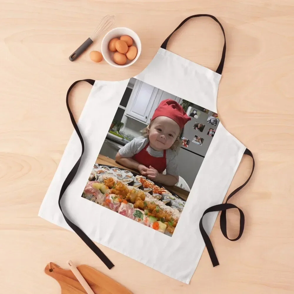 SUSHI Apron Cute Kitchen waiter christmas kitchen For Man Haircut Apron