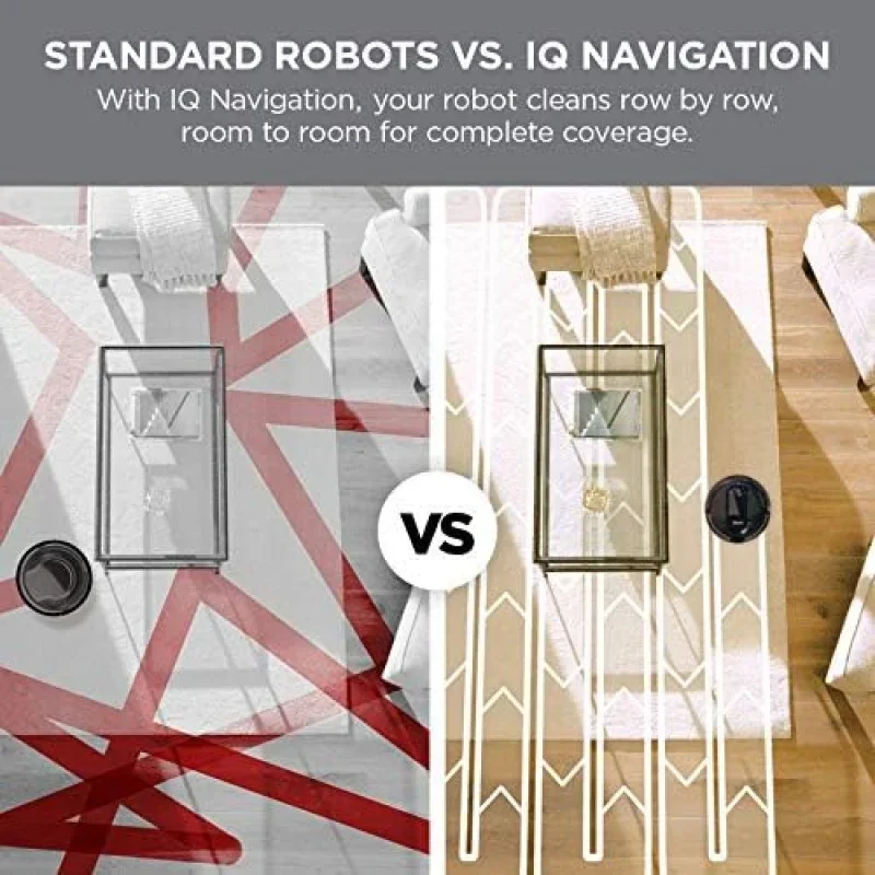 QWShark AV993 IQ Robot Vacuum,Self Cleaning Brushroll,Advanced Navigation,Perfect for Pet Hair,Compatible with Alexa,Wi Fi ,