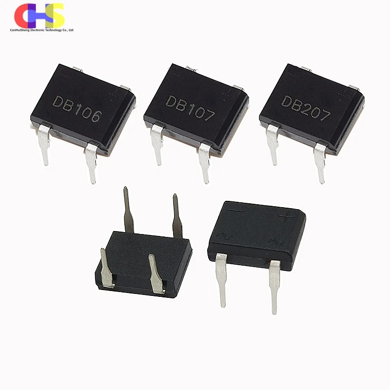 20pcs MF6M MB10M DIP-4 DB104 DB105 DB106 DB107 DB157 DB107S DB207 DB307 DIP Rectifier Bridge Stack