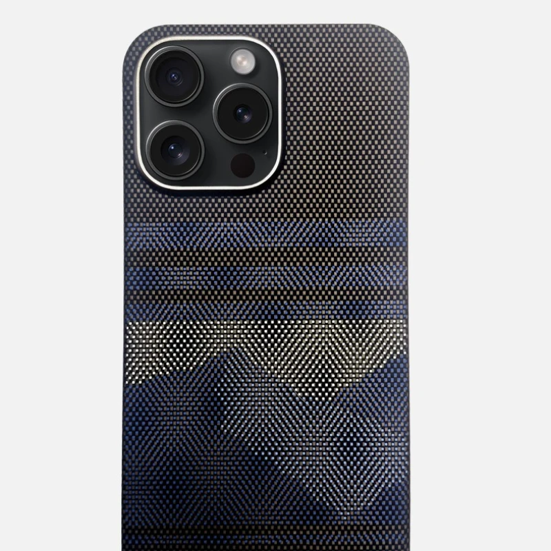 

for Apple 15 16 Pro Promax New Model Carbon Fiber Magnetic Mountain and galaxy Shell Mobile Phone Case Suitable