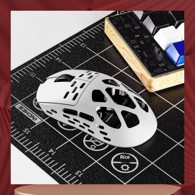 

hot Ajazz Am3 Pro Max Magnesium Alloy Esports Game Mouse Paw3950 Wireless Three-Mode Lightweight 8k Holiday Birthday Gifts