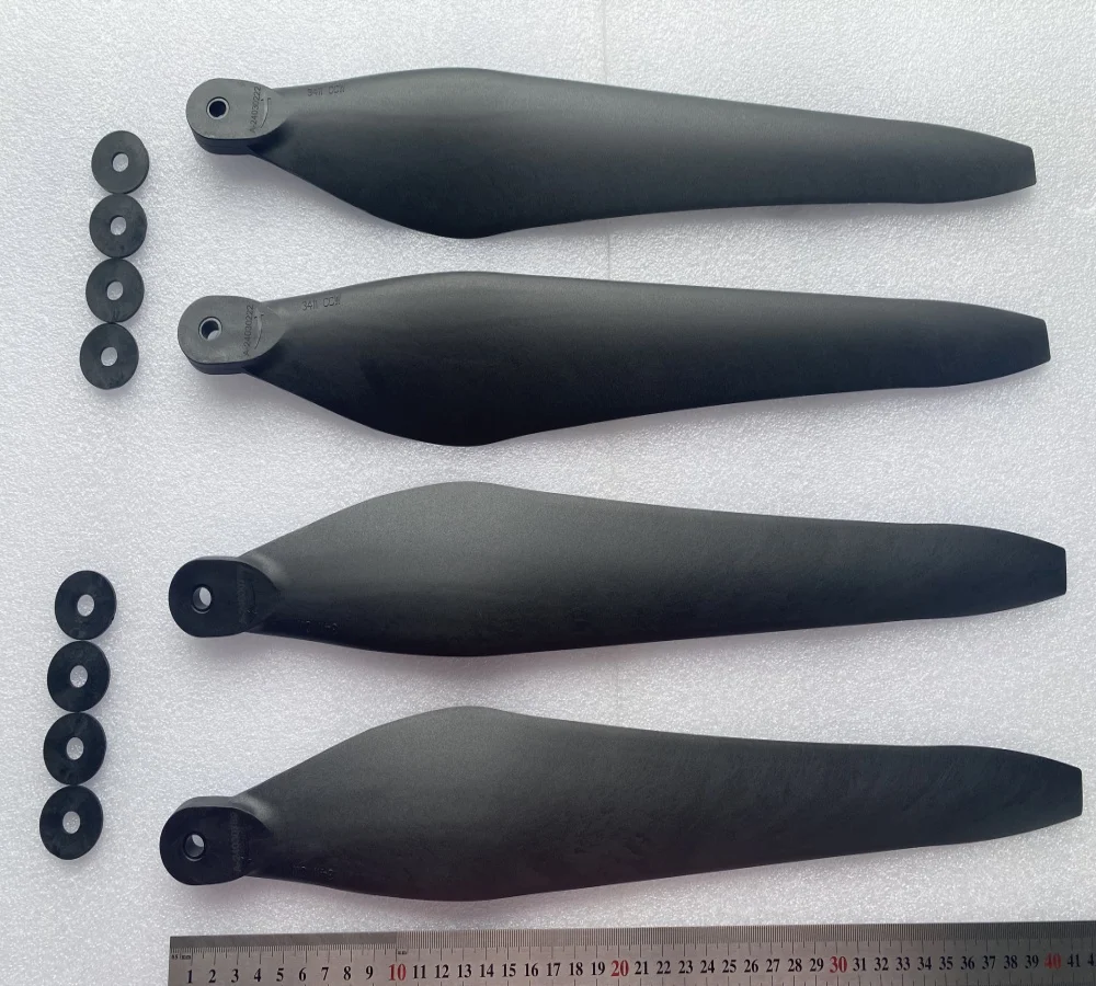Hobbywing Original 3411 hélice pliante en Fiber de carbone en plastique pour système d'alimentation X9 moteur agricole lame de Drone UAV pièces de Drone