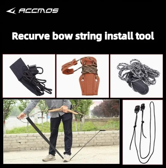 

Recurve bow string install tool Archery bow string install tool hunting shooting accessory