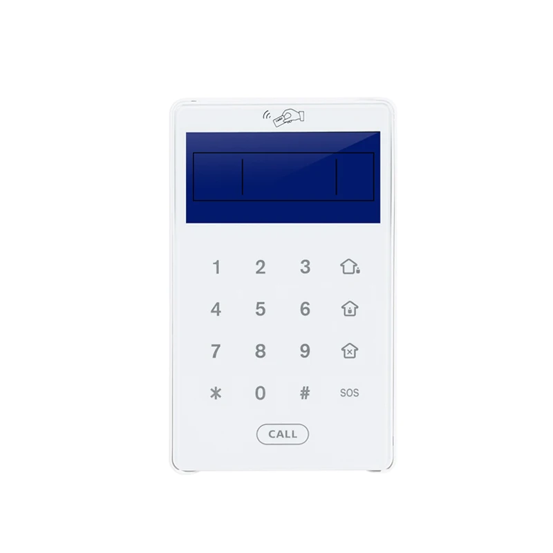 Wireless 433MHz Password Two-way Keyboard Touch Keypad with 2pcs RFID Reading Tag Arm/Disarm for Focus ST-IIIB, ST-VGT, HA-VGW