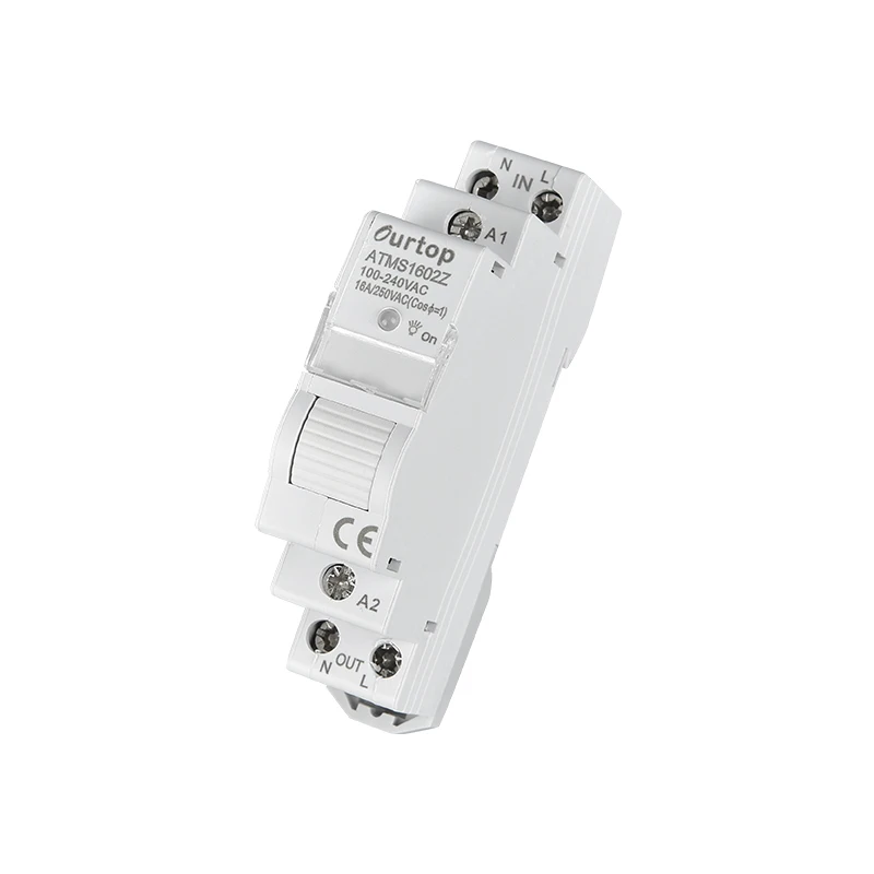 Medidor de Energia Inteligente Interruptor de Relé Aplicativo Tuya Temporizador Kwh Atms1602z Zigbee 16a 240vac