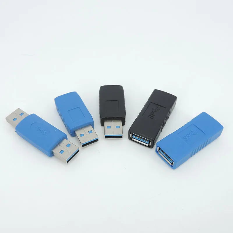 USB 3.0 Type A Male female To Female male Adapter Connector USB3.0 AM To AF Coupler Converter for Laptop PC cable Extender L1