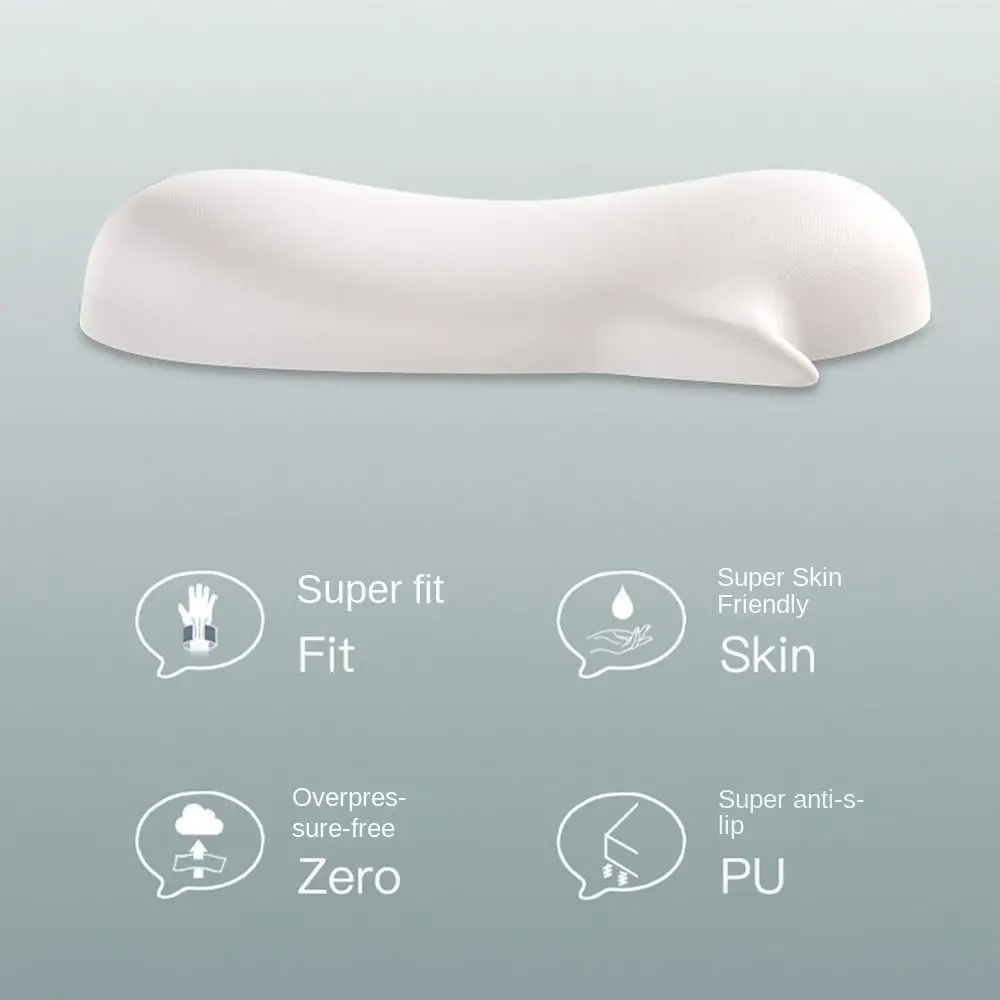 Silicone Wrist Support Mouse Pad Comfortable Ergonomic Mouse Wrist Rest Creativity Non-Slip PU Base Keyboard Pad Student
