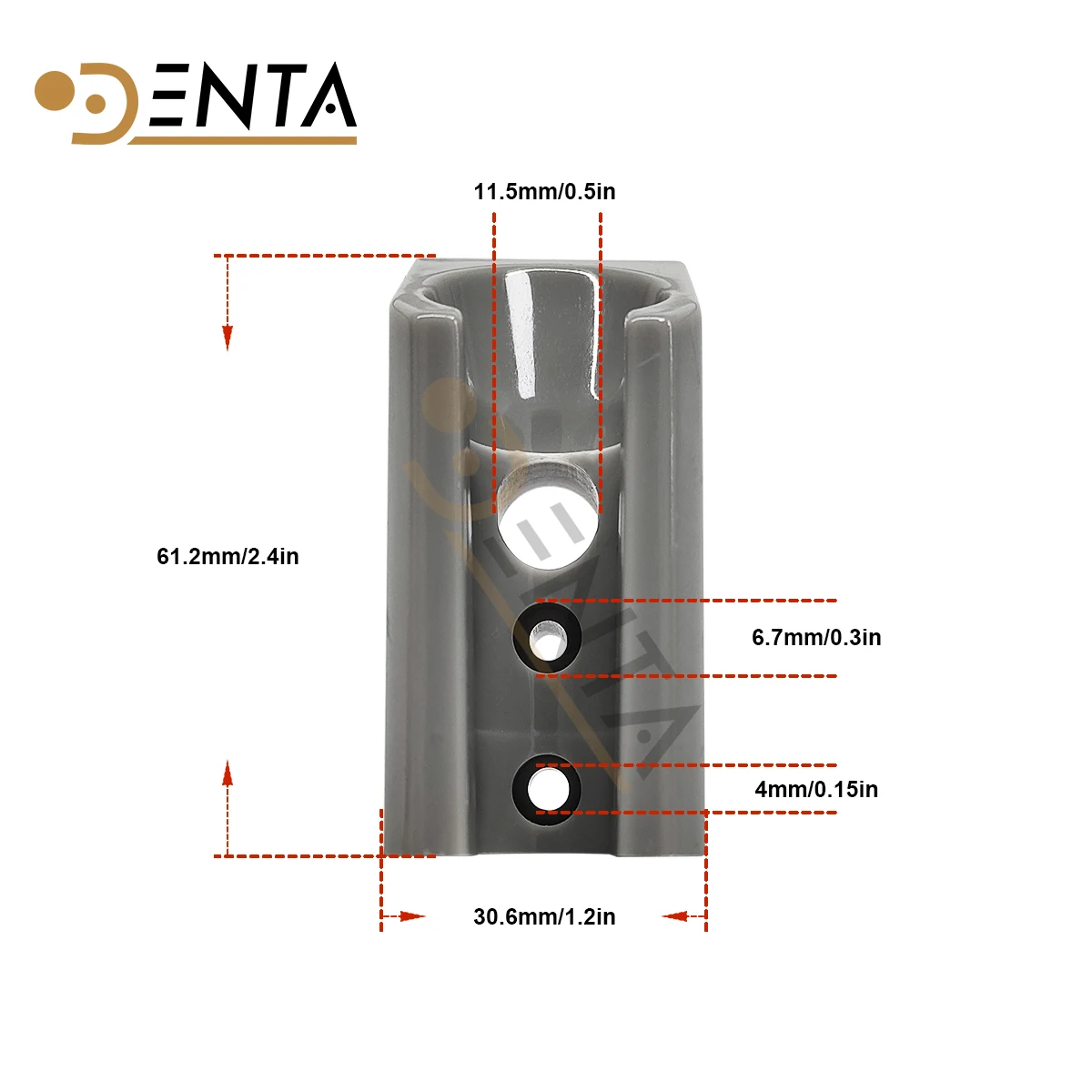 Dental Handpiece Holder Hanger Box Single Seat Ultrasonic Scaler 3 way syringe Hanging Rack Dental Chair Accessory Single Hanger - Image 4