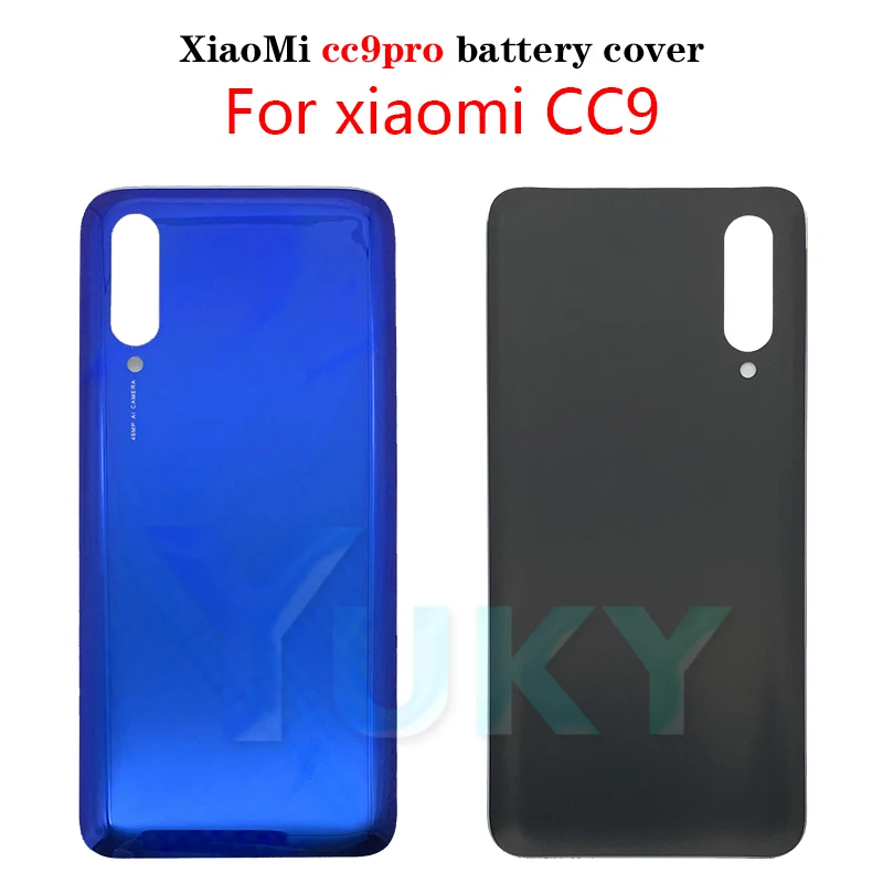 New For Xiaomi Mi 9 Lite CC9 / Mi A3 CC9E Battery Back Cover Rear Door 3D Glass Panel Housing Case Chassis Adhesive Replace