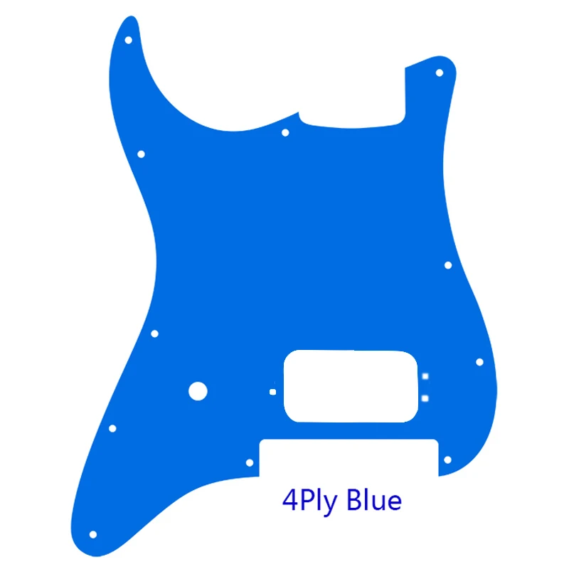 Fei Man - Guitar Pickguard For US, 11 Screw Holes, Strat With Floyd Rose, Tremolo Bridge, Humbucker Single H Scratch Plate