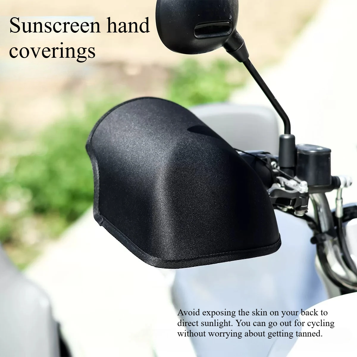 Motorcycle Scooter Handlebar  Sun Protection Hand Guard Windproof Anti-sunburn Hand Shade Cover Universal Summer  Hand Protector