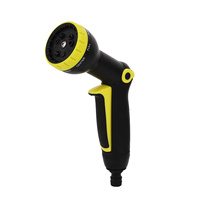 Universal 10 Patterns Garden Hose Nozzle High Pressure Water Sprayers Water Gun Watering Lawn Hand-held Tools Hose Car Cleaning